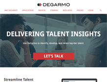 Tablet Screenshot of degarmo.com